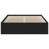 Musta sängynrunko Tisha 140x190cm