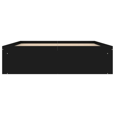 Sängynrunko musta 135x190 cm Double