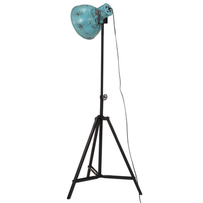 Lattialamppu 25 W vanhennettu sininen 61x61x90/150 cm E27