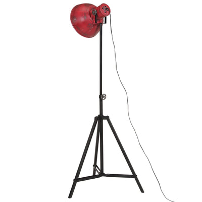Lattialamppu 25 W vanhennettu punainen 61x61x90/150 cm E27