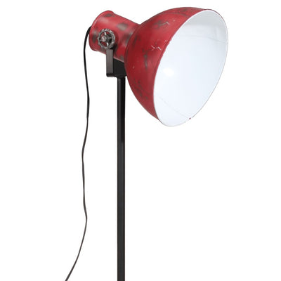 Lattialamppu 25 W vanhennettu punainen 61x61x90/150 cm E27