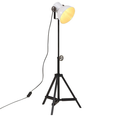 Lattialamppu 25 W valkoinen 35x35x65/95 cm E27