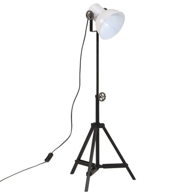 Lattialamppu 25 W valkoinen 35x35x65/95 cm E27