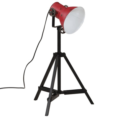 Lattialamppu 25 W vanhennettu punainen 35x35x65/95 cm E27