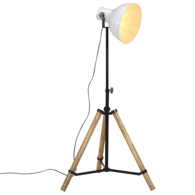 Lattialamppu 25 W valkoinen 75x75x90-150 cm E27