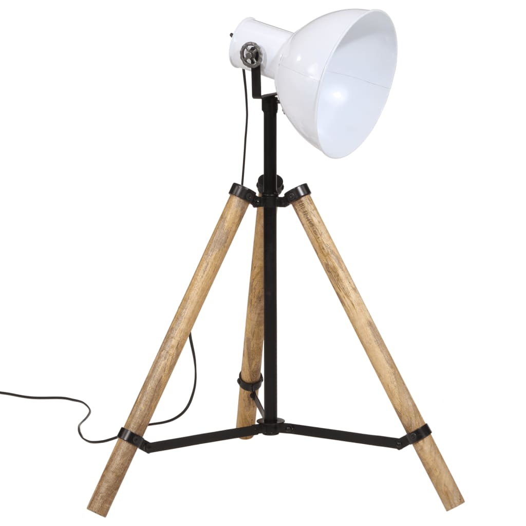 Valkoinen lattialamppu Oswald 75x75x90-150cm (25 w, e27)