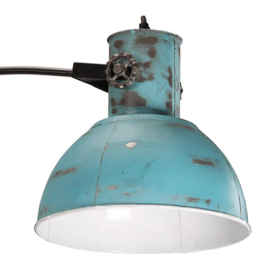 Lattialamppu 25 W vanhennettu sininen 150 cm E27
