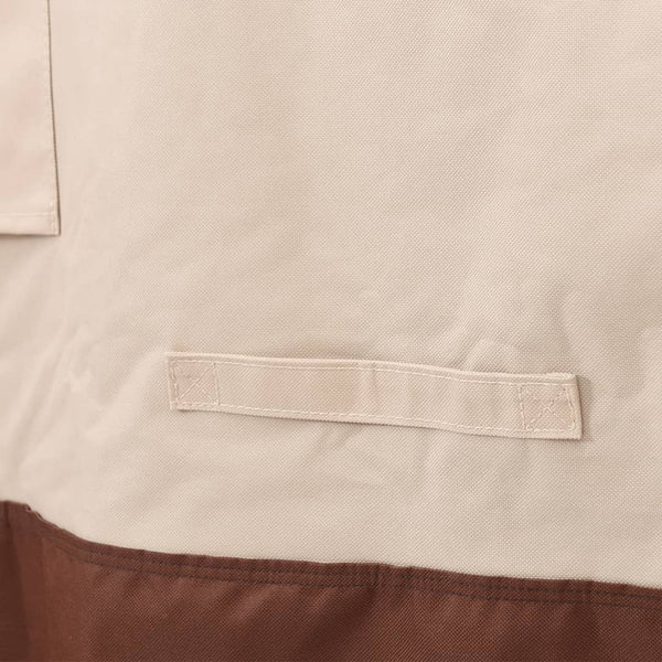 Puutarhakalusteiden suoja pyöreä beige Ø213x71 cm 600D Oxford