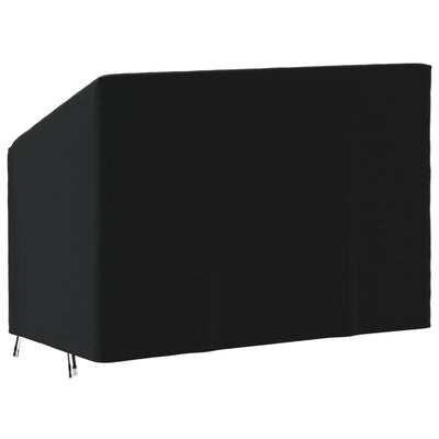 2-istuttava Penkinsuoja musta 134x70x65/94 cm 420D Oxford