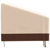 2-istuttava Penkinsuoja beige 137x97x48/74 cm 600D Oxford