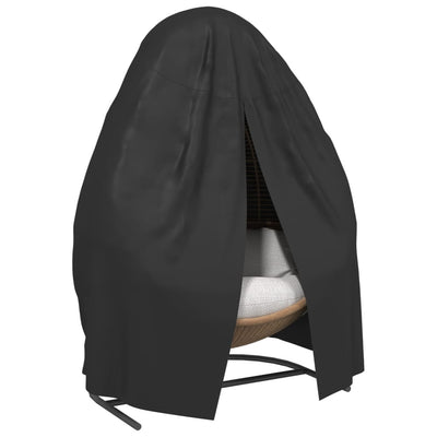 2 hengen riipputuolin suoja musta Ø 146x210 cm 420D Oxford