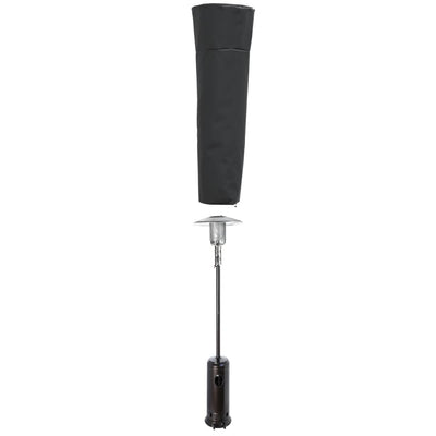 Musta lämmittimen suojus pyramidi Althea 86x47x241cm (420d oxford)