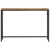Konsolipöytä 110x30x75 cm täysi karkea mangopuu ja rauta