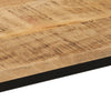 Konsolipöytä 110x30x75 cm täysi karkea mangopuu ja rauta