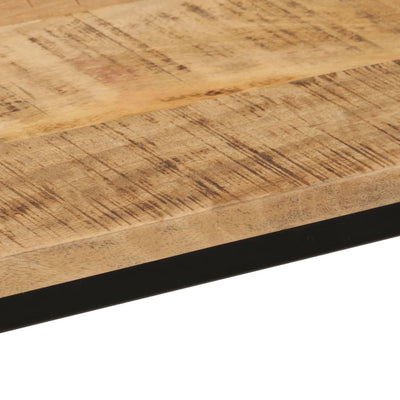 Konsolipöytä 110x30x75 cm täysi karkea mangopuu ja rauta