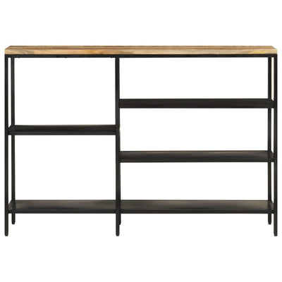 Konsolipöytä Banbe 110x30x75cm (karkea mangopuu ja rauta)