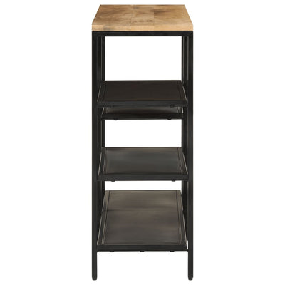 Konsolipöytä Banbe 110x30x75cm (karkea mangopuu ja rauta)