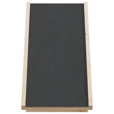 Harmaa koiran ramppi Orcan 70x35cm (kuusi)