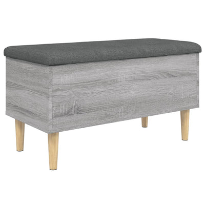 Säilytyspenkki harmaa Sonoma 82x42x46 cm tekninen puu