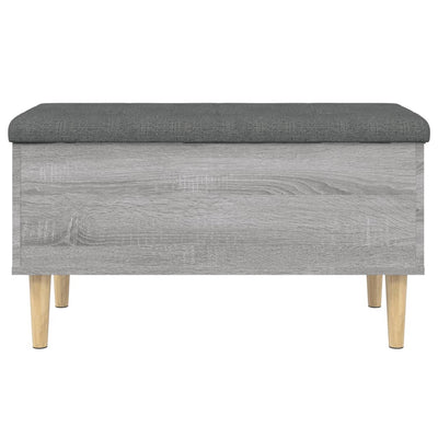 Säilytyspenkki harmaa Sonoma 82x42x46 cm tekninen puu