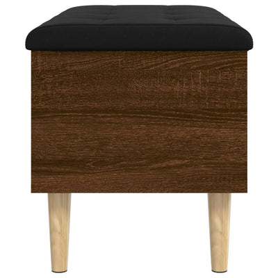 Säilytyspenkki ruskea tammi 82x42x46 cm tekninen puu