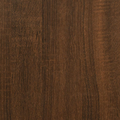 Säilytyspenkki ruskea tammi 82x42x46 cm tekninen puu