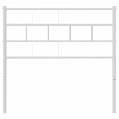 Valkoinen metallinen sängynpääty Picrie 75cm