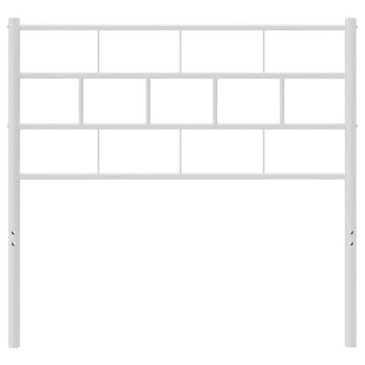 Valkoinen metallinen sängynpääty Picrie 100cm