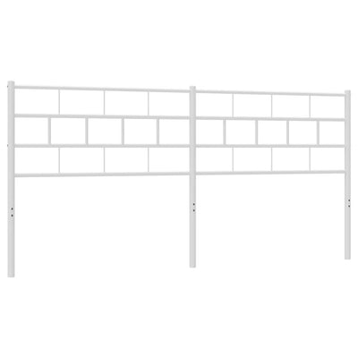 Valkoinen metallinen sängynpääty Picrie 180cm