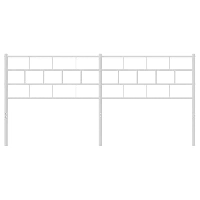 Valkoinen metallinen sängynpääty Picrie 180cm