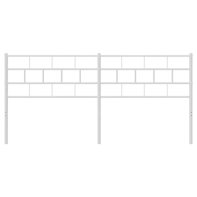 Valkoinen metallinen sängynpääty Picrie 193cm