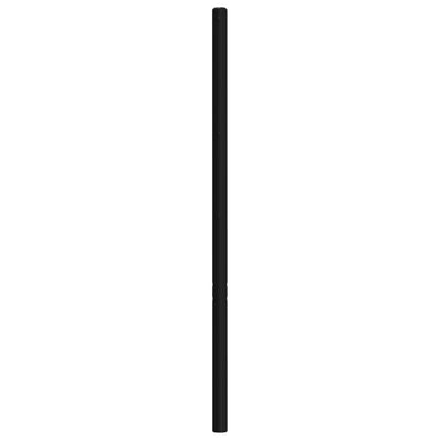 Metallinen sängynpääty musta 90 cm