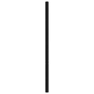 Metallinen sängynpääty musta 107 cm