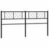 Metallinen vaihtopääty musta 160 cm
