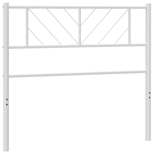 Metallinen vaihtopääty valkoinen 80 cm