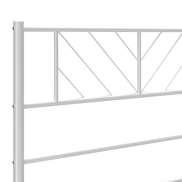 Metallinen vaihtopääty valkoinen 80 cm