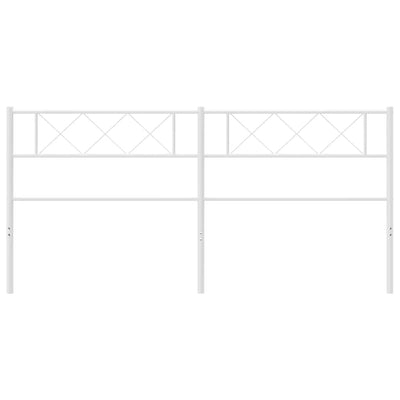 Valkoinen metallinen sängynpääty Emilina 180cm