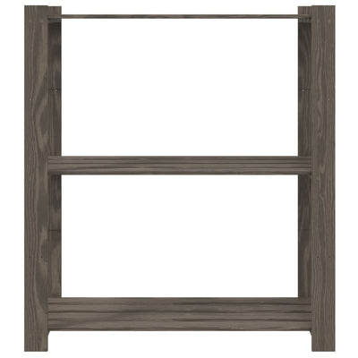 3-kerroksinen Varastohylly 80x38x90 cm täysi mänty