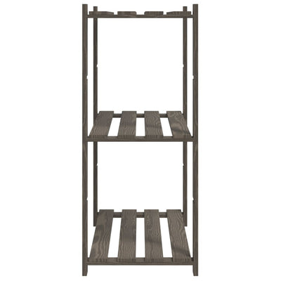 3-kerroksinen Varastohylly 80x38x90 cm täysi mänty