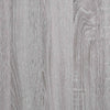 Työpöytä harmaa Sonoma 149x149x75 cm tekninen puu