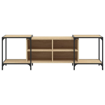 TV-taso Sonoma-tammi 153x37x50 cm tekninen puu