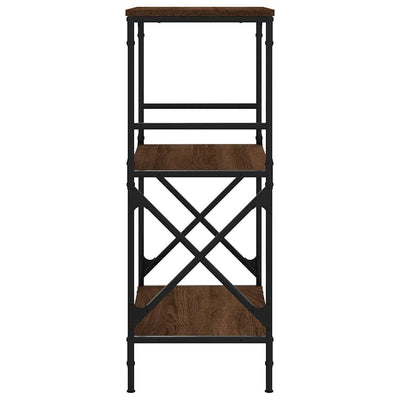 Ruskea tammi kirjahylly Cerneleac 59x35x90,5cm (3 kerrosta, puinen)