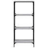 Harmaa kirjahylly Cerneleac 59x35x132cm (4 kerrosta sonoma puinen)