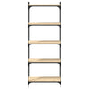 Sonoma-tammi kirjahylly Mazer 60x30x154cm (5 kerrosta, puinen)