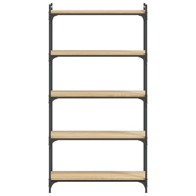 Sonoma-tammi kirjahylly Mazer 80x30x154cm (5 kerrosta, puinen)