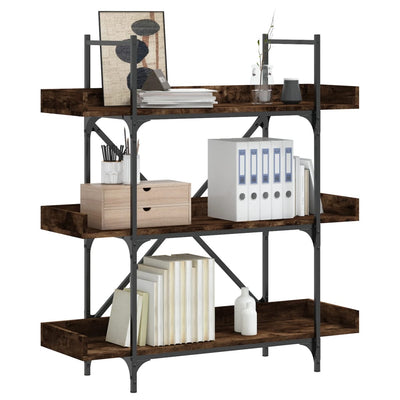 Savutammi kirjahylly Badawy 100x33x108,5cm (3 tasoa, puinen)