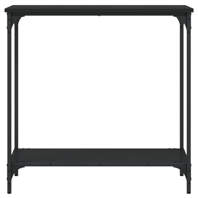 Konsolipöytä musta 75x30,5x75 cm tekninen puu