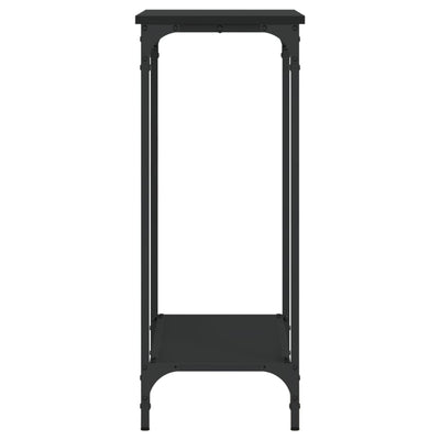 Musta konsolipöytä Nanole 75x30,5x75cm (puinen)