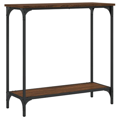 Ruskea tammi konsolipöytä Nanole 75x30,5x75cm (puinen)