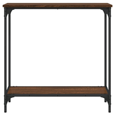 Ruskea tammi konsolipöytä Nanole 75x30,5x75cm (puinen)